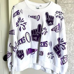 Queen of Sparkles Cheer Sweatshirt